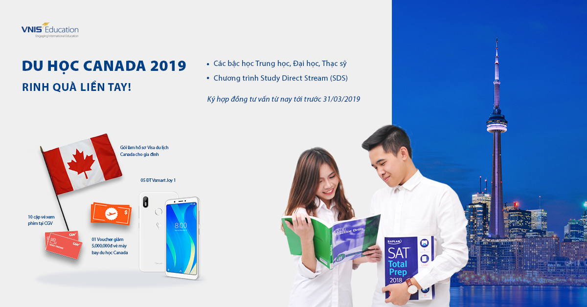 Du học Canada năm 2019 – RINH QUÀ LIỀN TAY ngay hôm nay!