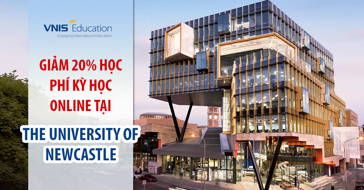 Giảm 20% học phí kỳ học online tại University of Newcastle, Úc