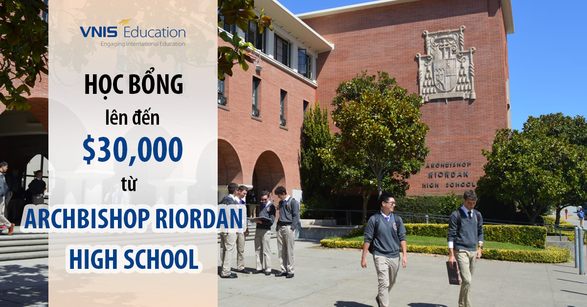 Học bổng lên đến $30,000 từ Archbishop Riordan High School, San Francisco