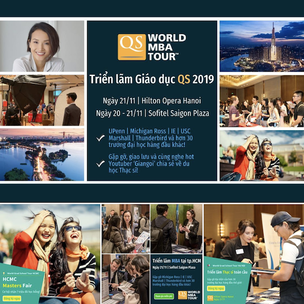 VNIS Group tham gia Truyền thông cho QS World MBA & Grad School Tours tại Việt Nam