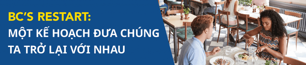 BC's Restart (Bắt đầu lại của BC) là một kế hoạch cẩn thận, bao gồm bốn bước, tập trung vào việc bảo vệ mọi người và đưa cuộc sống trở lại bình thường một cách an toàn.