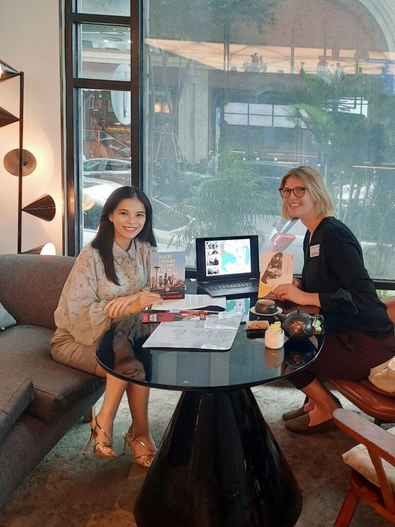 VNIS Education meets with representative of Seattle University, Washington, USA at our HCMC Office