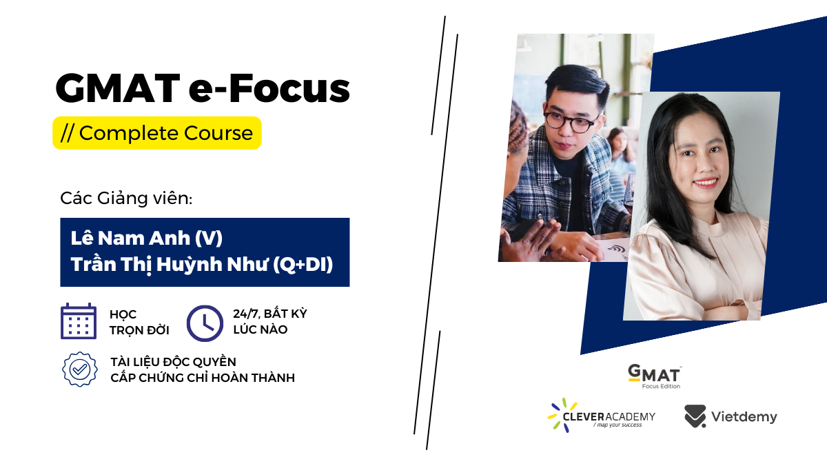 Luyện thi GMAT online tốt nhất tại Vietdemy
