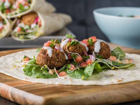 Falafel tại Anh