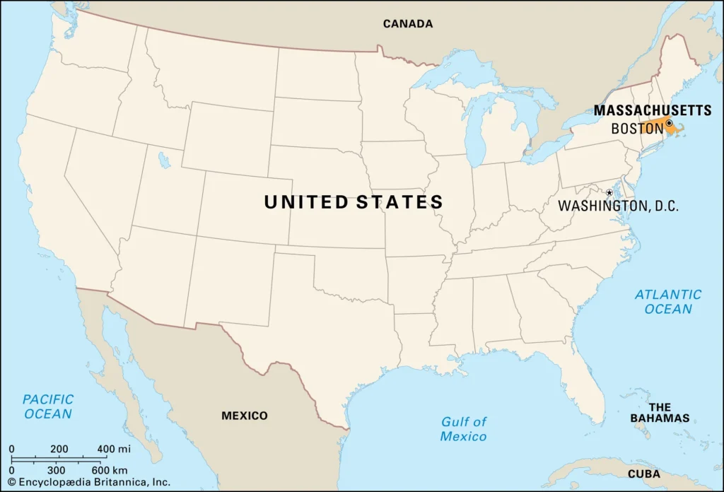 Bản đồ Massachusetts