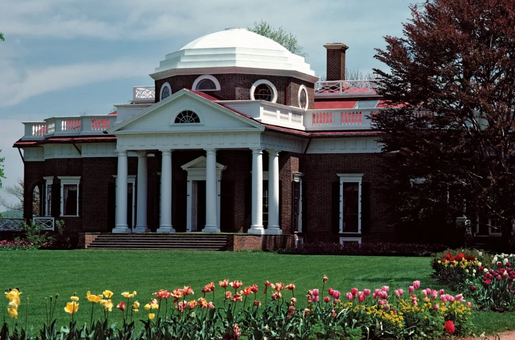 mansion Thomas Jefferson Monticello home Virginia Albemarle