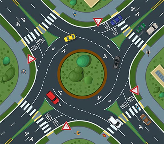 Vòng Xoay ở Mỹ: Bí Quyết Vượt Giao Lộ Tròn An Toàn